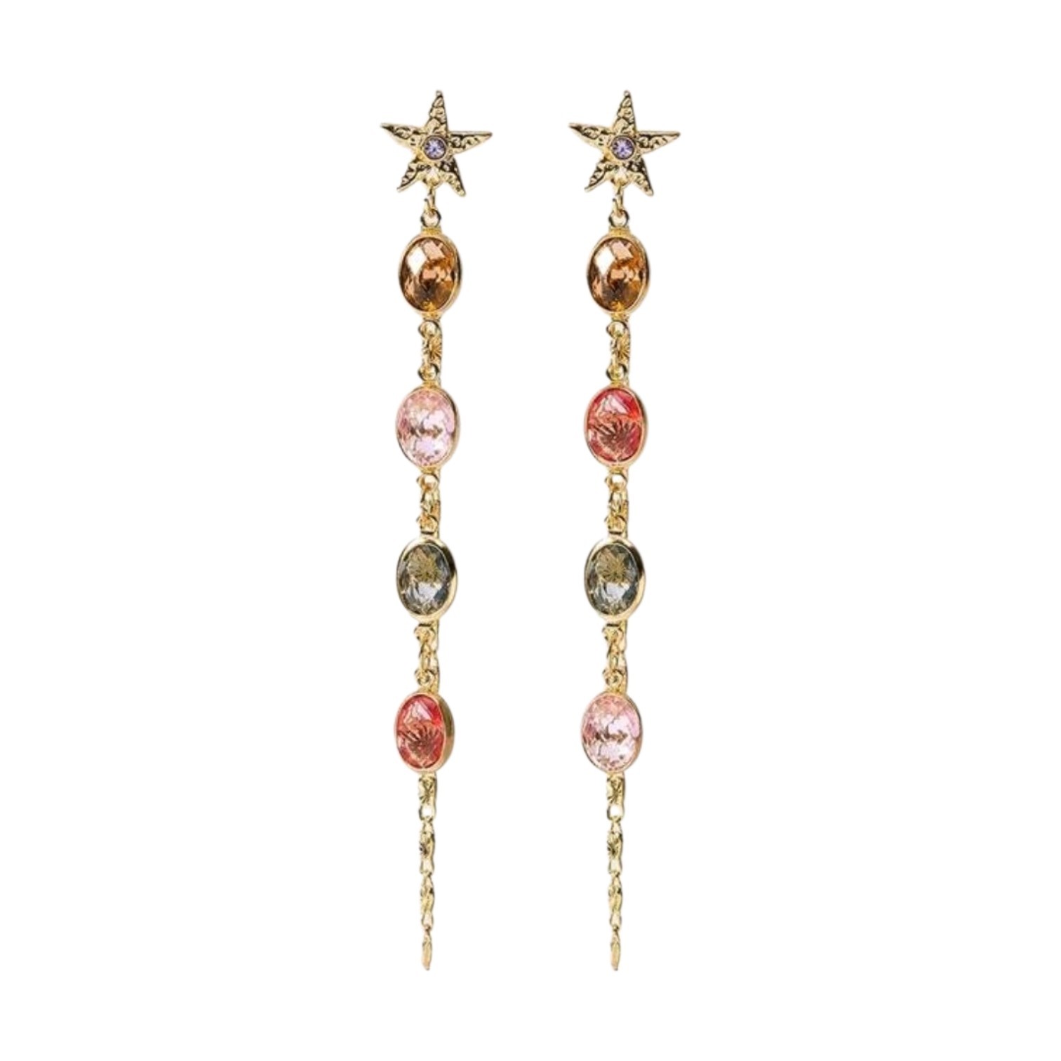 Pendientes Ginebra - Marrones