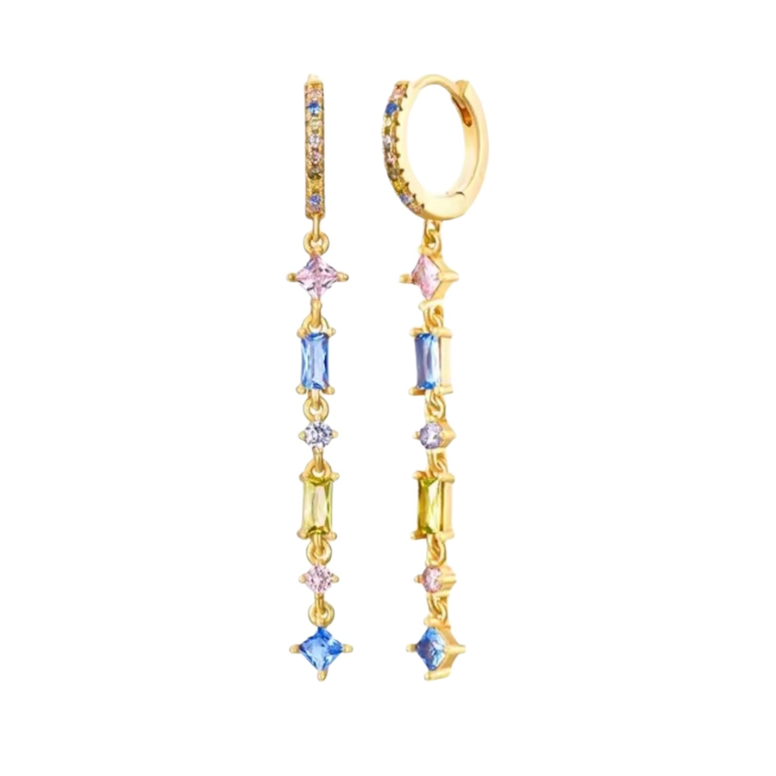 Pendientes Celeste - Plata de Ley S925