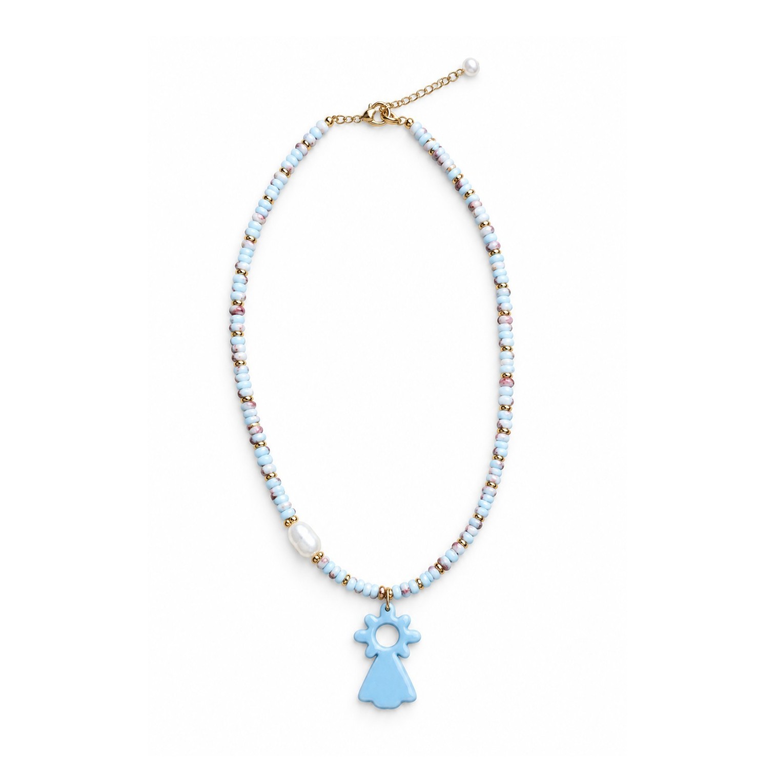 Collar La Pilarica - Azul Claro