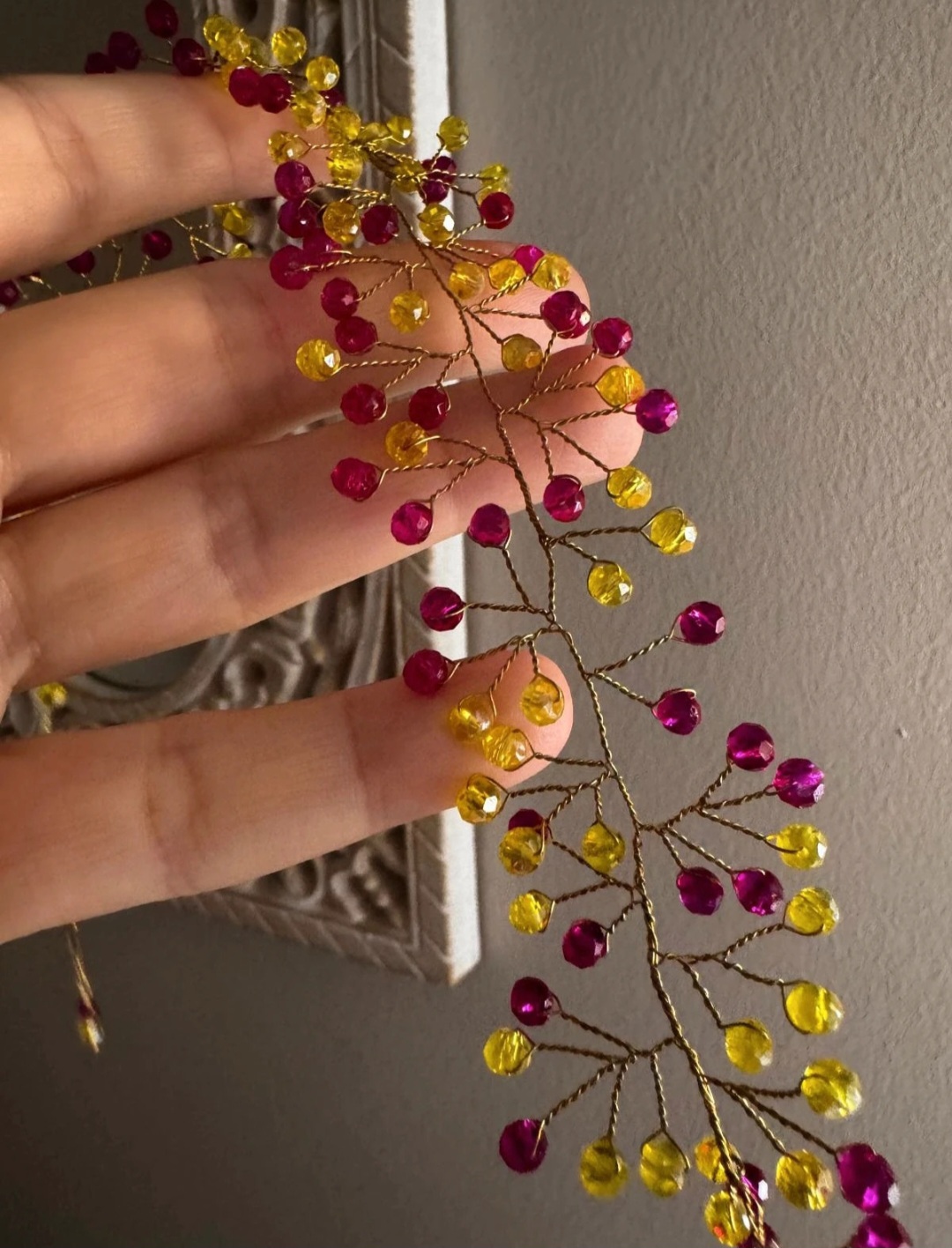 Choker Hilarión - Rosa y Amarillo