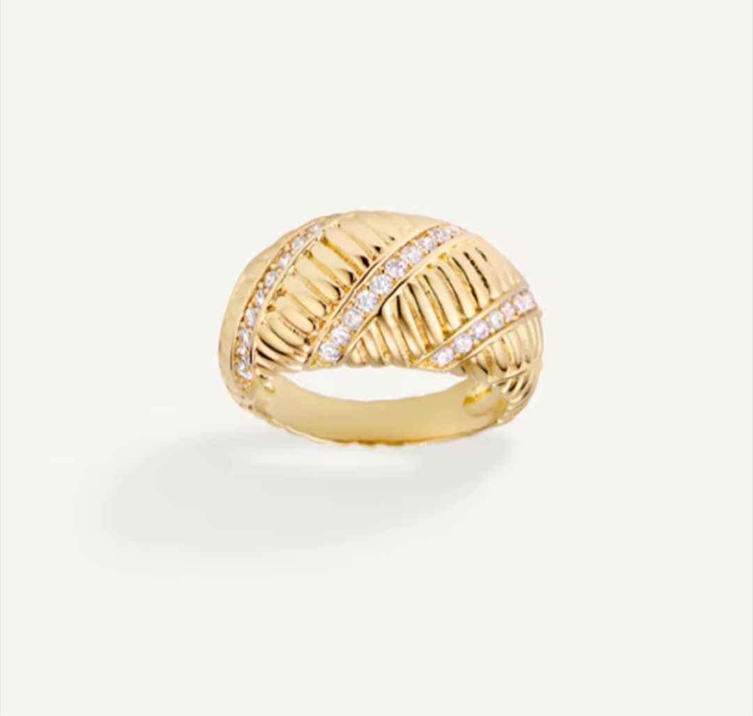 Anillo Mónaco - Dorado