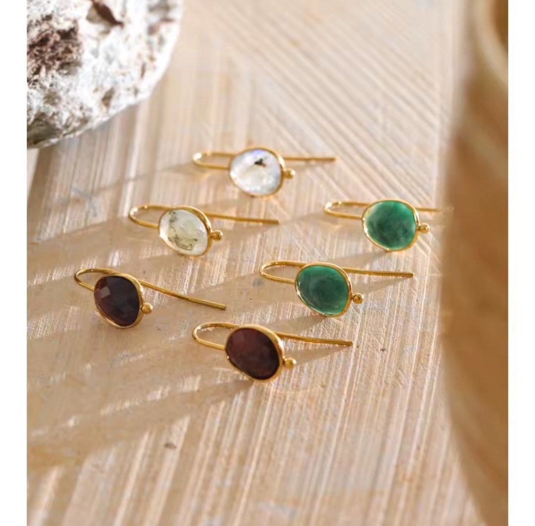 Pendientes Nefertitis - Marrones