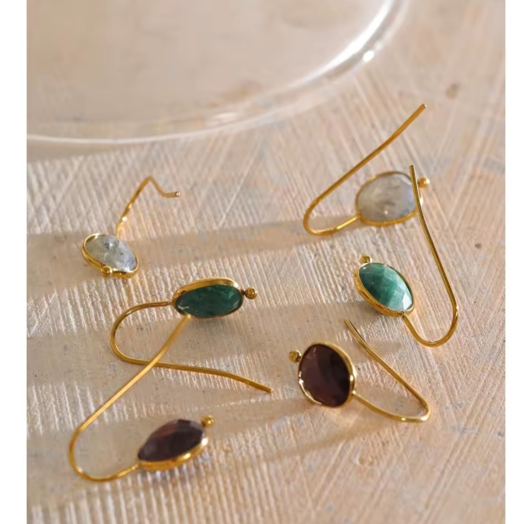 Pendientes Nefertitis - Marrones