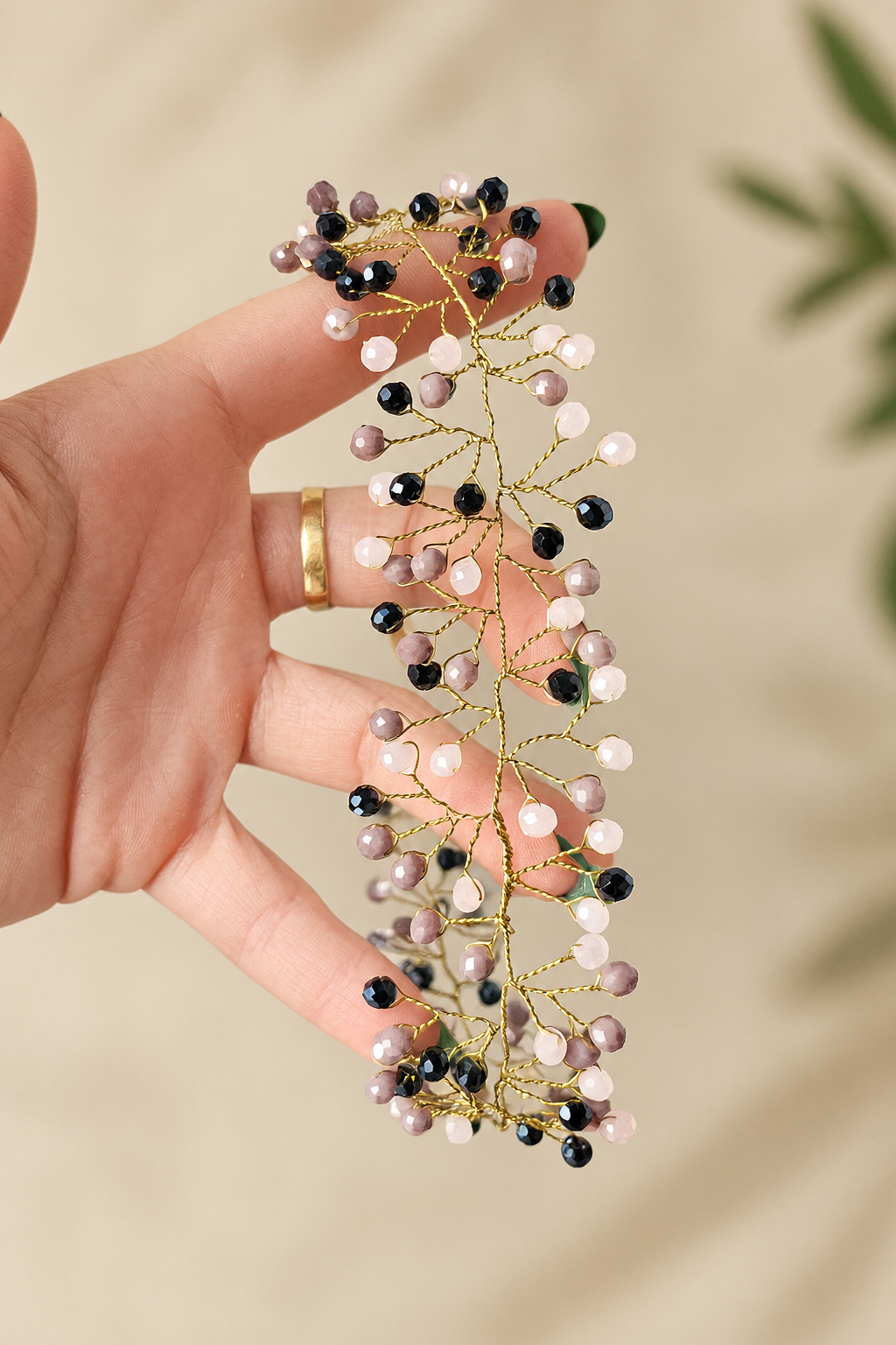 Choker Hilarión - Negro y Rosa