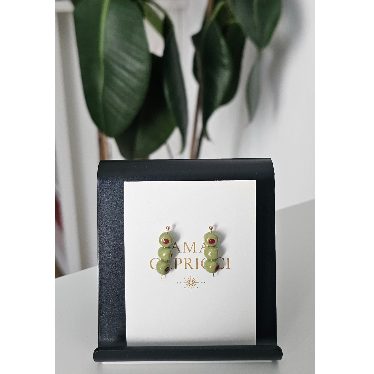 Pendientes Aceituna