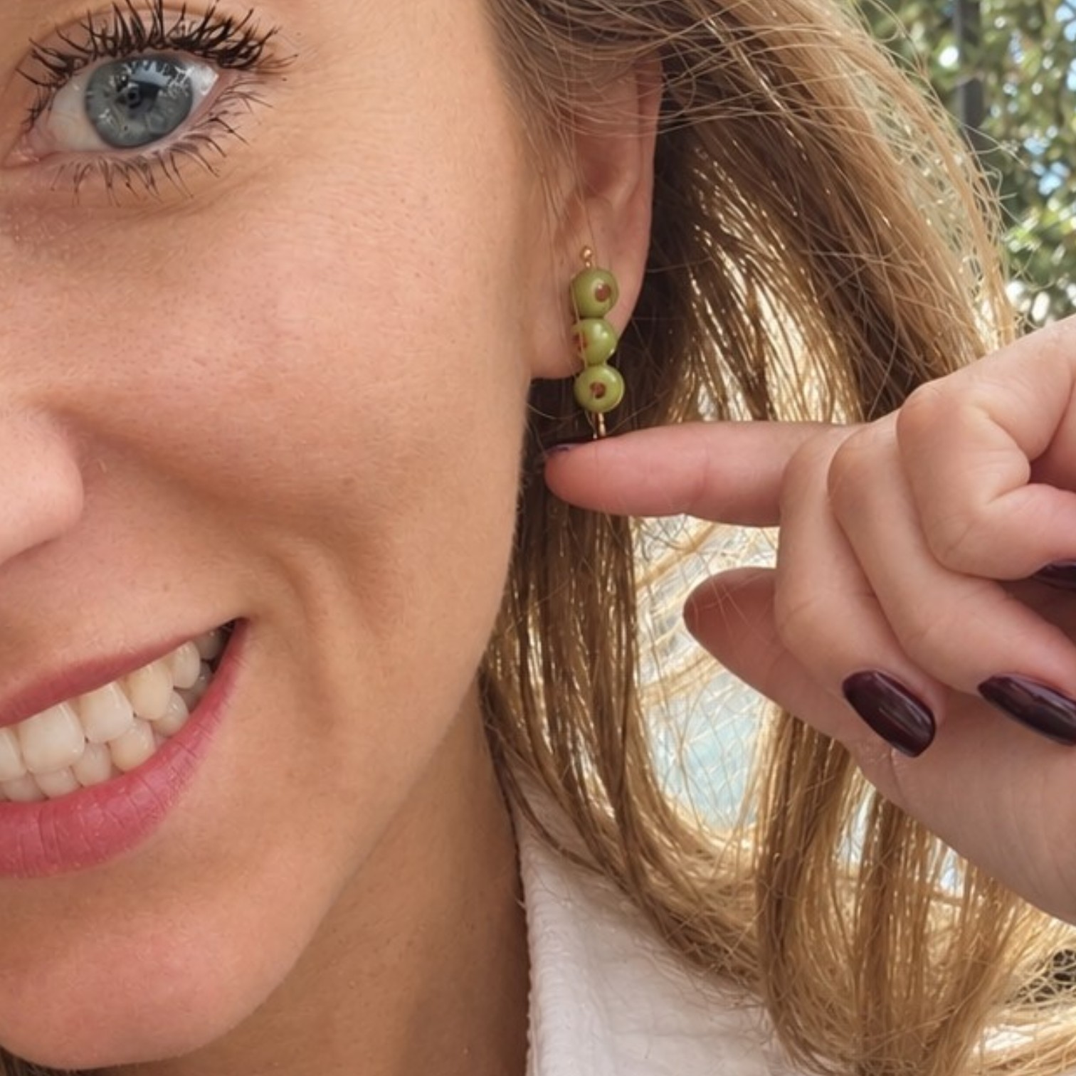 Pendientes Aceituna